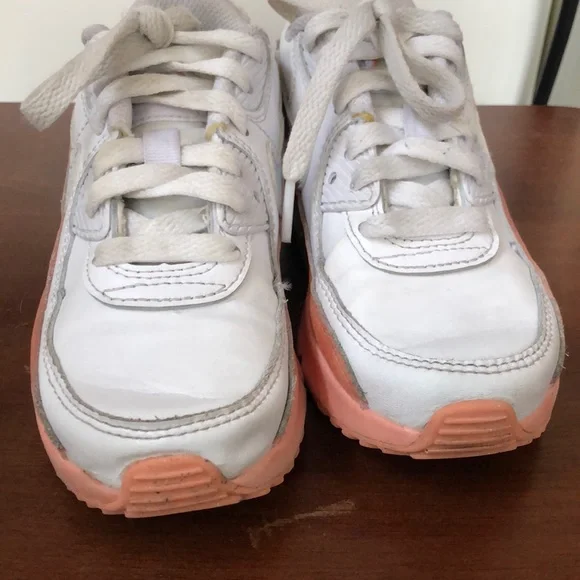 Nike Air Max 90 LTR Leather DM0957-100 size 12C - Picture 3 of 8